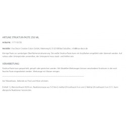 Artline Struktur-Paste 250 ml weiss
