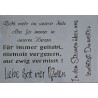 Schablone Nicht mehr an unserer Seite.....