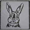 Schablone Kaninchen Kopf