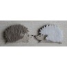 Holz Igel flach hellbraun