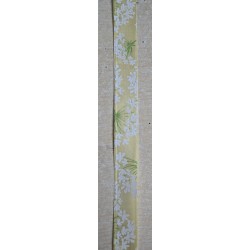 Dekoband Blumen gelb/weiss/grün