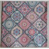 Serviette Ornamente/rosa/lachs/rot