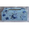 Kleenexbox Rosen/blau