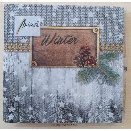 Servietten Winter
