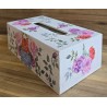 Kleenexbox Rosen rot-rosa/weiss