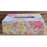 Kleenexbox Rosen gelb-rosa-pink/weiss