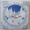 Servietten Winterlandschaft