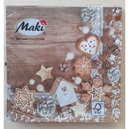 Servietten Weihnachtsgebäck