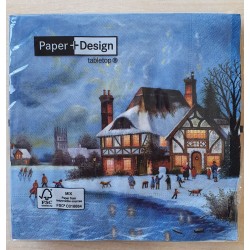 Servietten Winter/See
