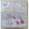 Servietten Reh und Fuchs