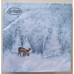 Servietten Wald mit Reh