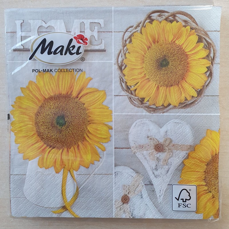 Servietten Sonnenblumen