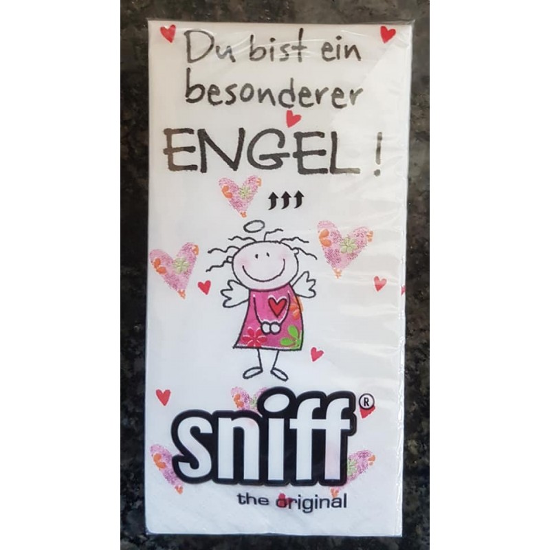 Taschentücher Engel mit Spruch