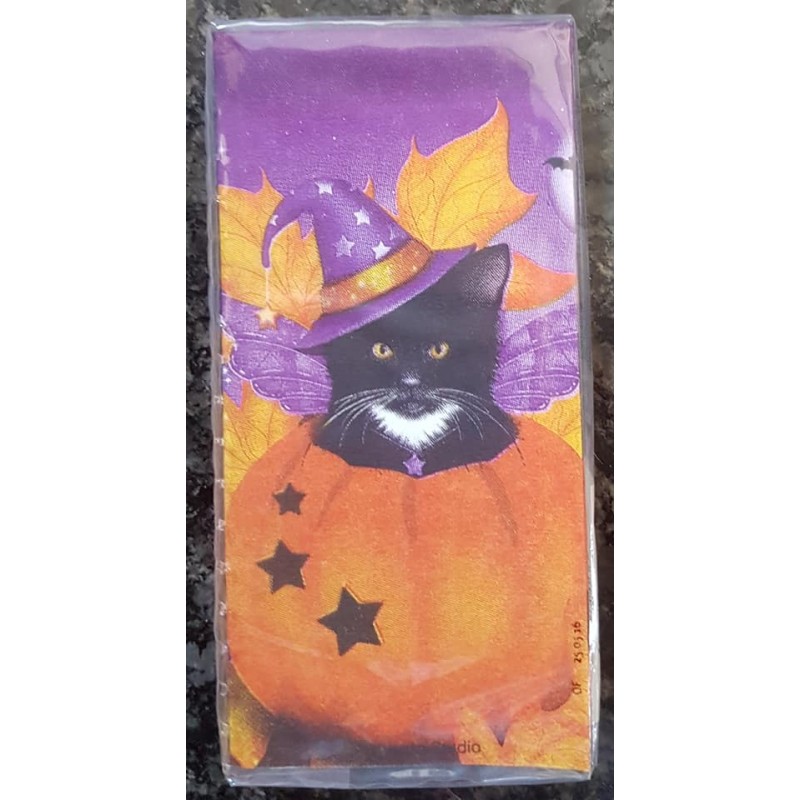 Taschentücher Halloween Katze