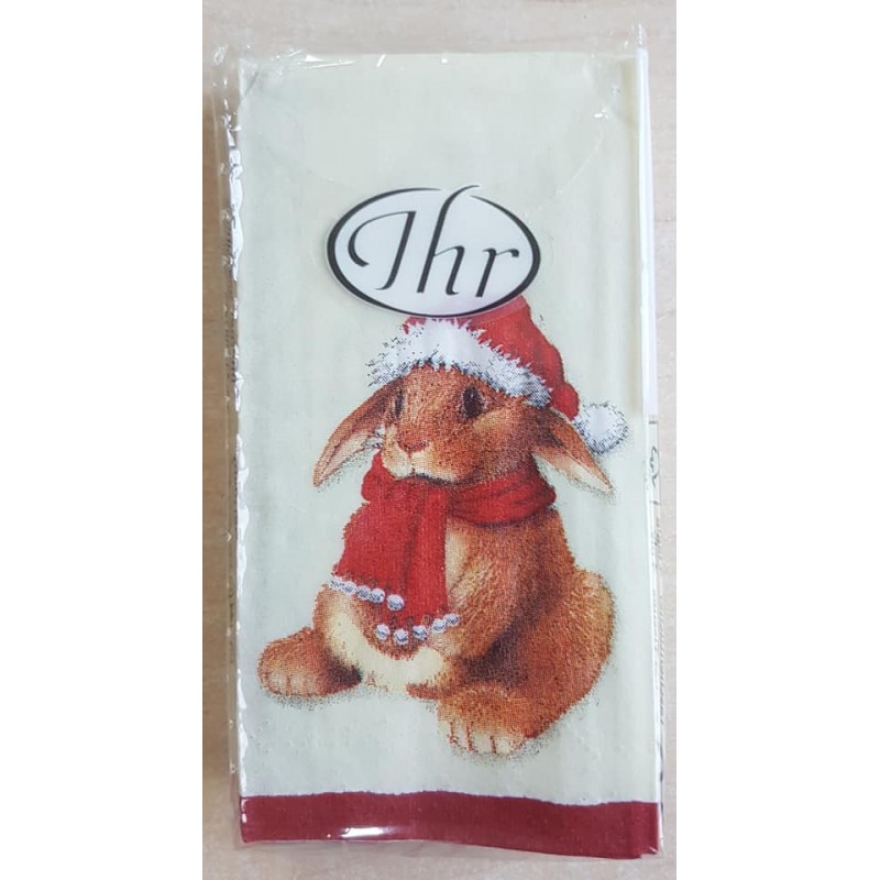 Taschentücher Weihnachts-Kaninchen