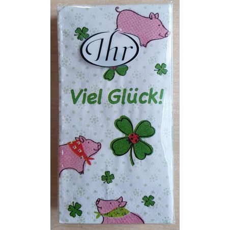 Taschentücher Viel Glück