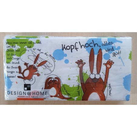 Servietten Kopf hoch