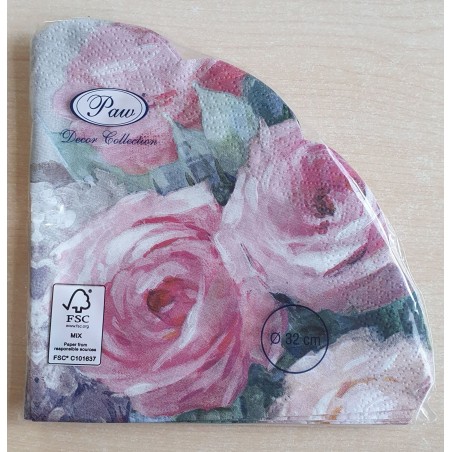 Servietten Rosen