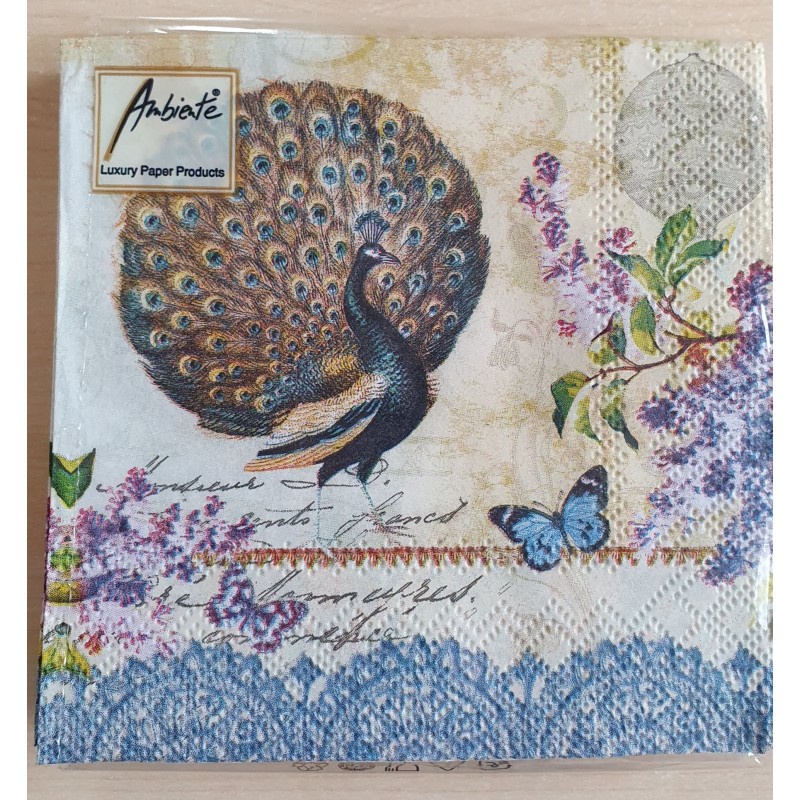 Servietten Pfau