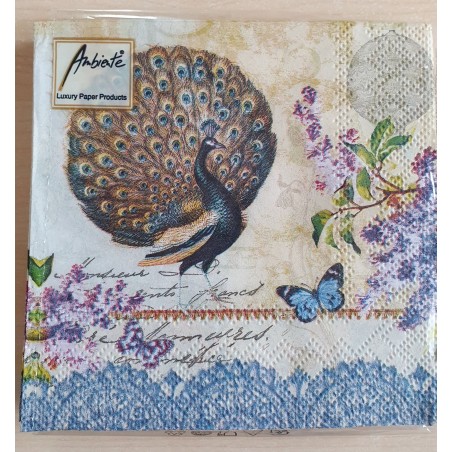 Servietten Pfau