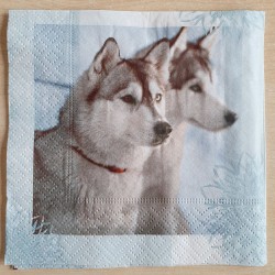 Servietten Eisbär/Husky