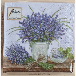 Servietten Lavendel lila