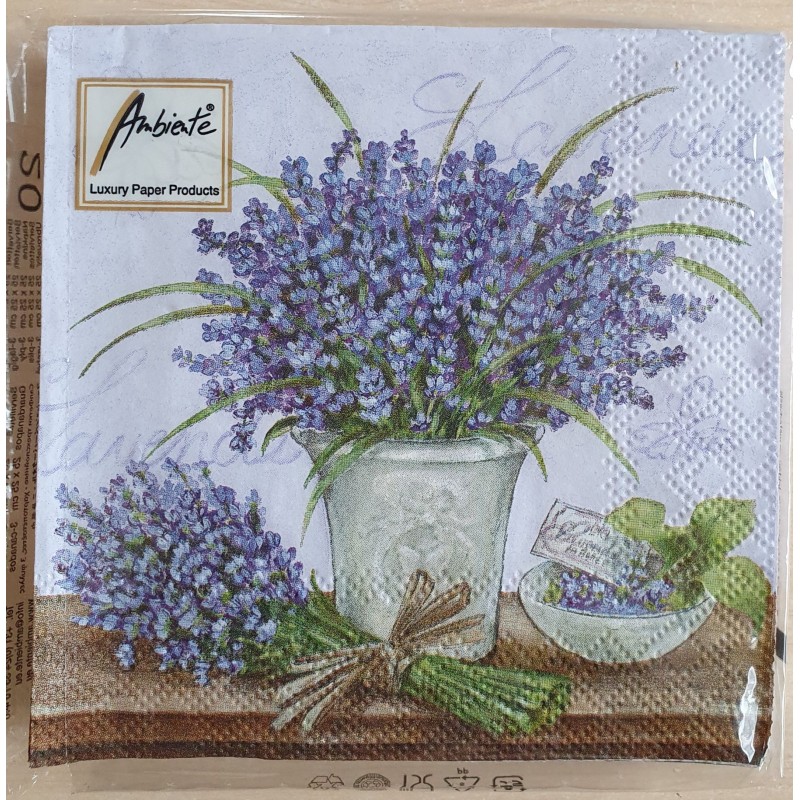 Servietten Lavendel lila