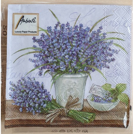 Servietten Lavendel lila