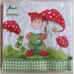 Servietten Zwerg/Pilz
