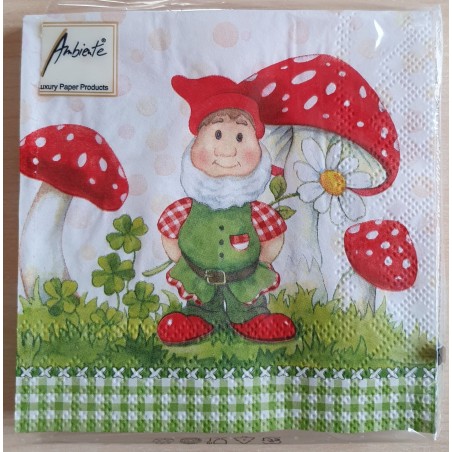 Servietten Zwerg/Pilz