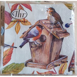 Servietten Vogel/Vogelhäuschen