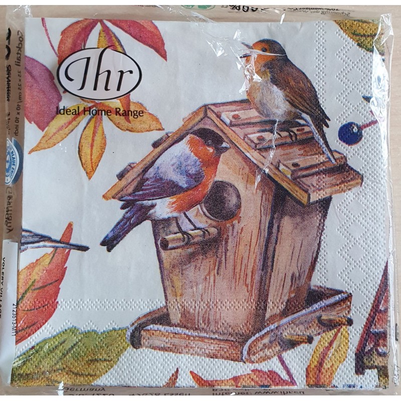 Servietten Vogel/Vogelhäuschen