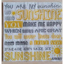 Servietten Sunshine