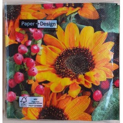 Servietten Sonnenblume