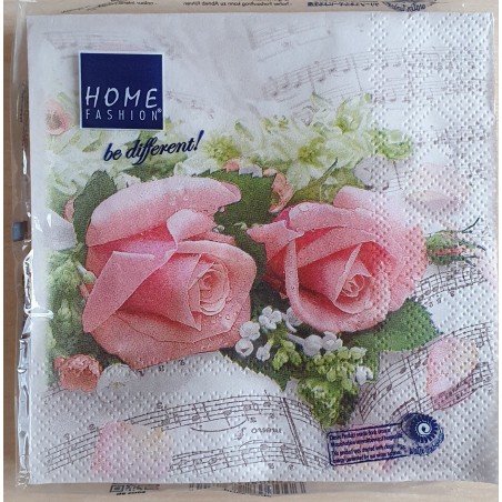 Servietten Rosen