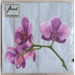Servietten Orchideen