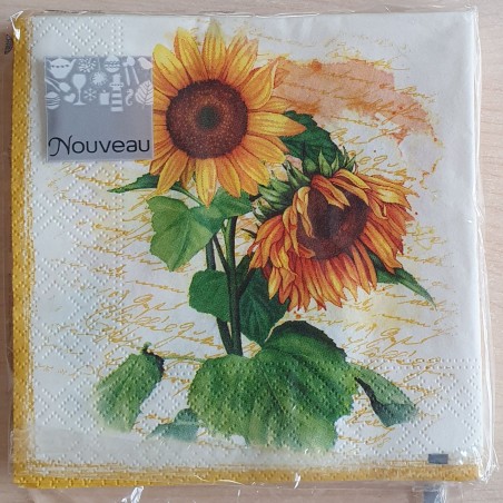 Servietten Sonnenblumen