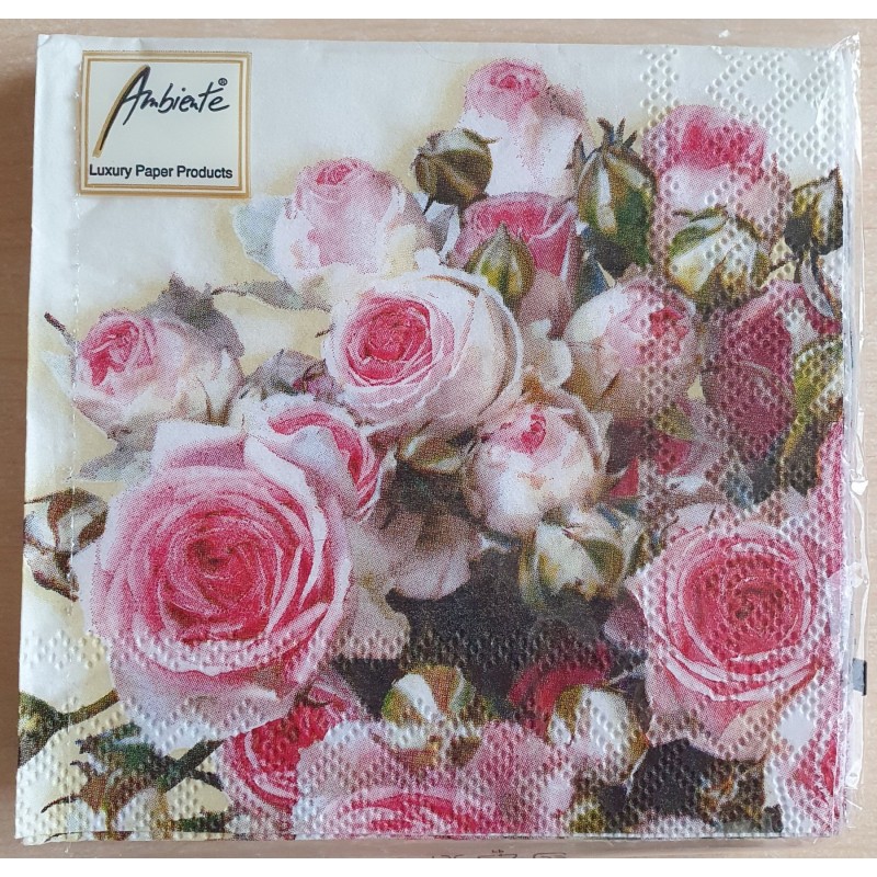 Servietten Rosen
