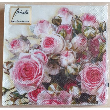 Servietten Rosen