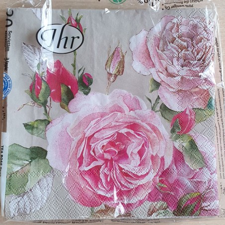Servietten Rosen