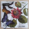 Servietten Blumen/Schmetterlinge