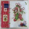 Servietten Weihnachts Socken