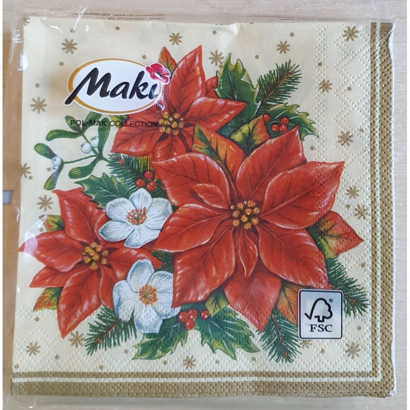 Servietten Weihnachtsstern