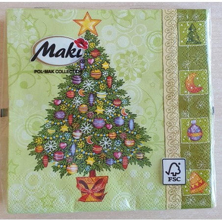 Servietten Weihnachtsbaum