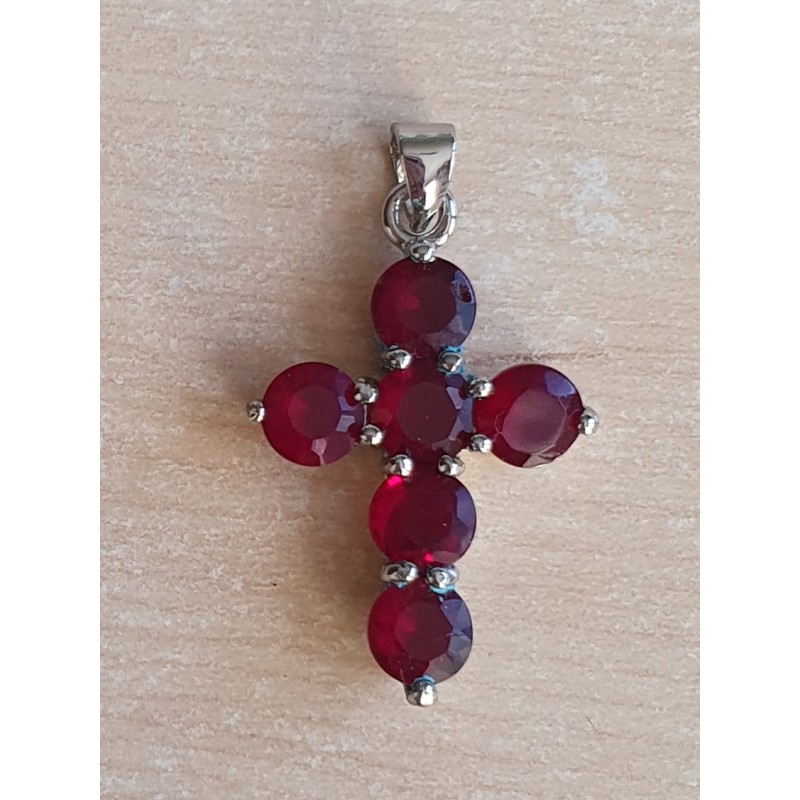 Anhänger Kreuz rot