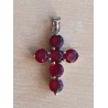 Anhänger Kreuz rot