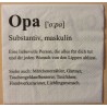 Servietten Opa