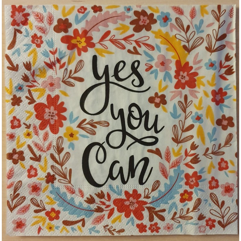 Servietten Yes you can