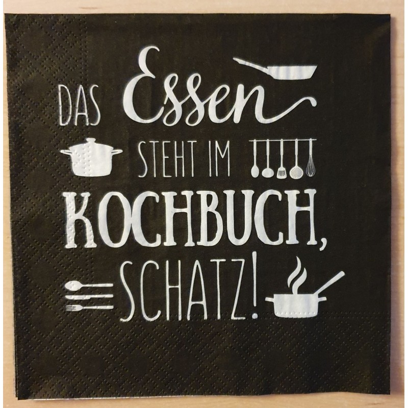 Servietten Das Essen steht...