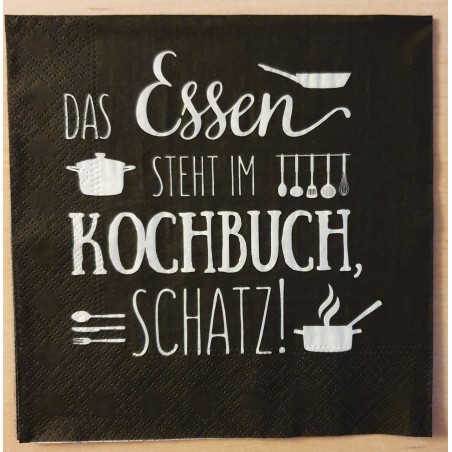 Servietten Das Essen steht...